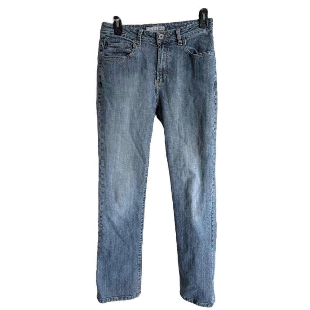 Chico's Blue Straight Leg‎ Jeans Versatile Classic Fit Sz 0 XS 4 6